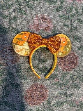 Disney Parks Orange Bird headband ears EPCOT Flower & Garden Festival 🧡🍊🌼